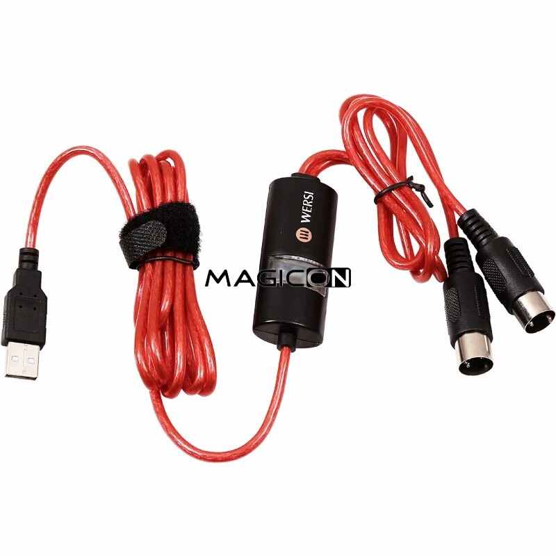 MIDI to USB Interface Converter Cable-Everlin international CO., LTD.
